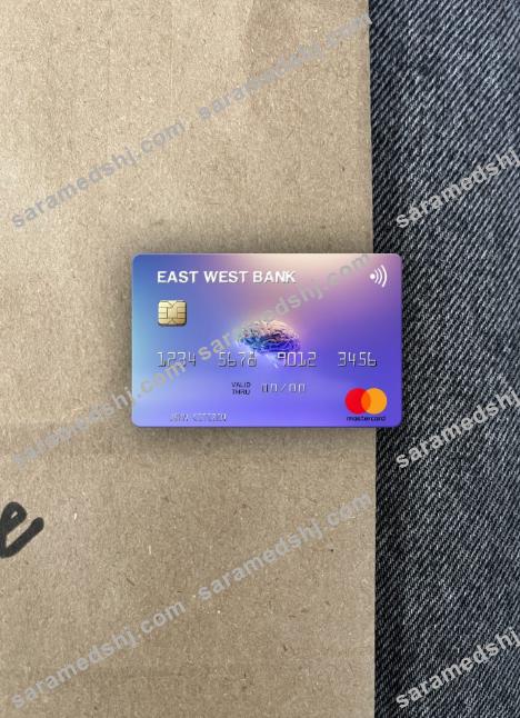 USA East West Bank mastercard photolook front